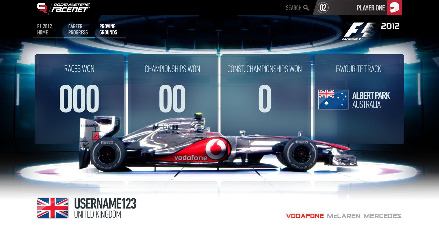 F1 2012 website and RaceNet preview pics go live