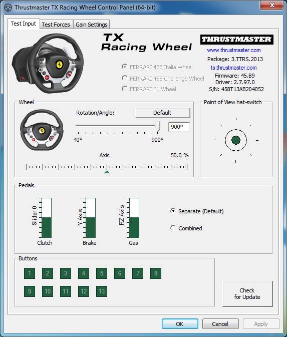 Драйвера thrustmaster ferrari. Thrustmaster Control Panel. Thrustmaster t300 Control Panel. T300 Thrustmaster Test. Thrustmaster t150 плата.