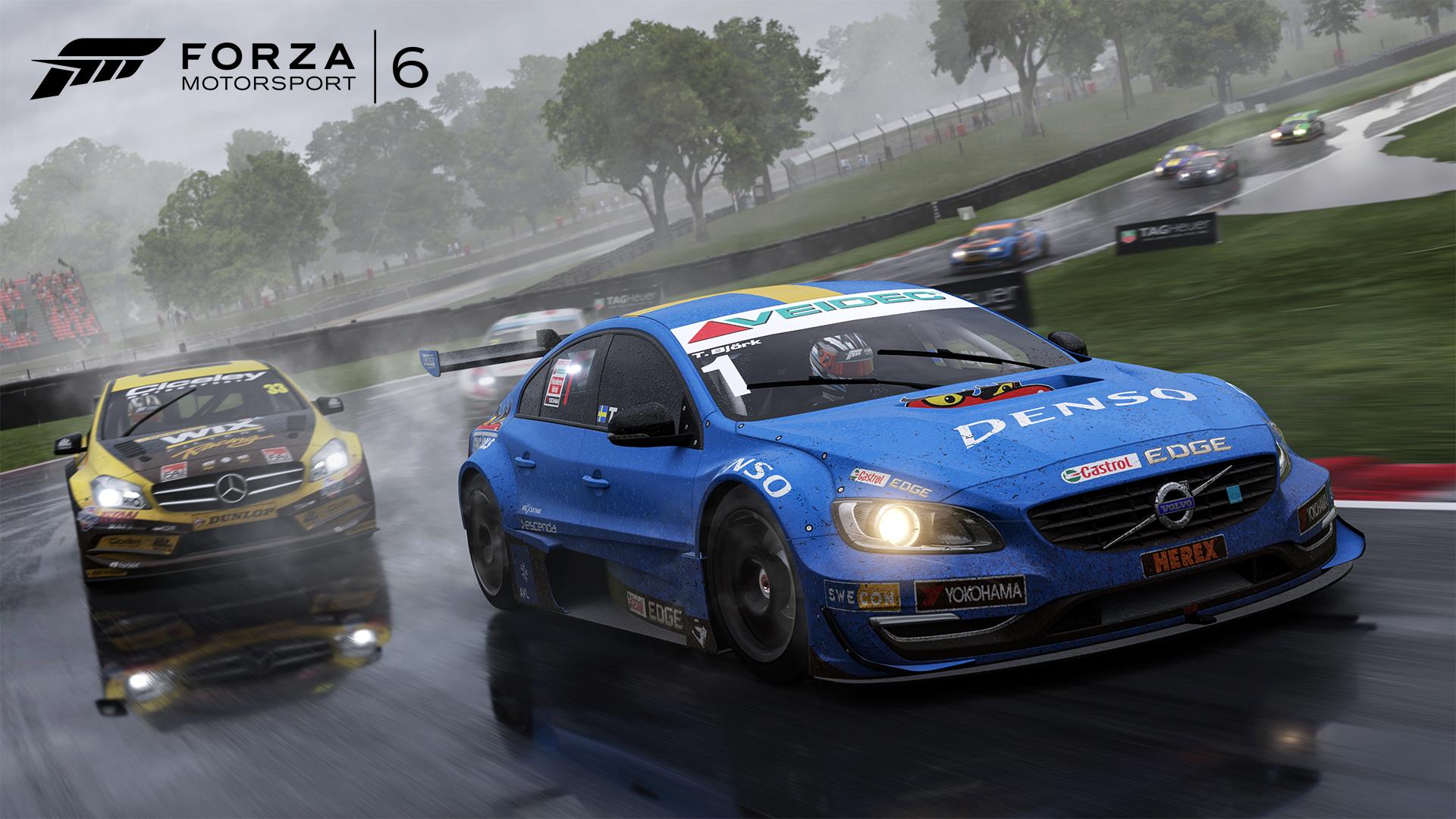 Project CARS versus Forza Motorsport 6 Demo - Graphics & Rain Comparison  Video