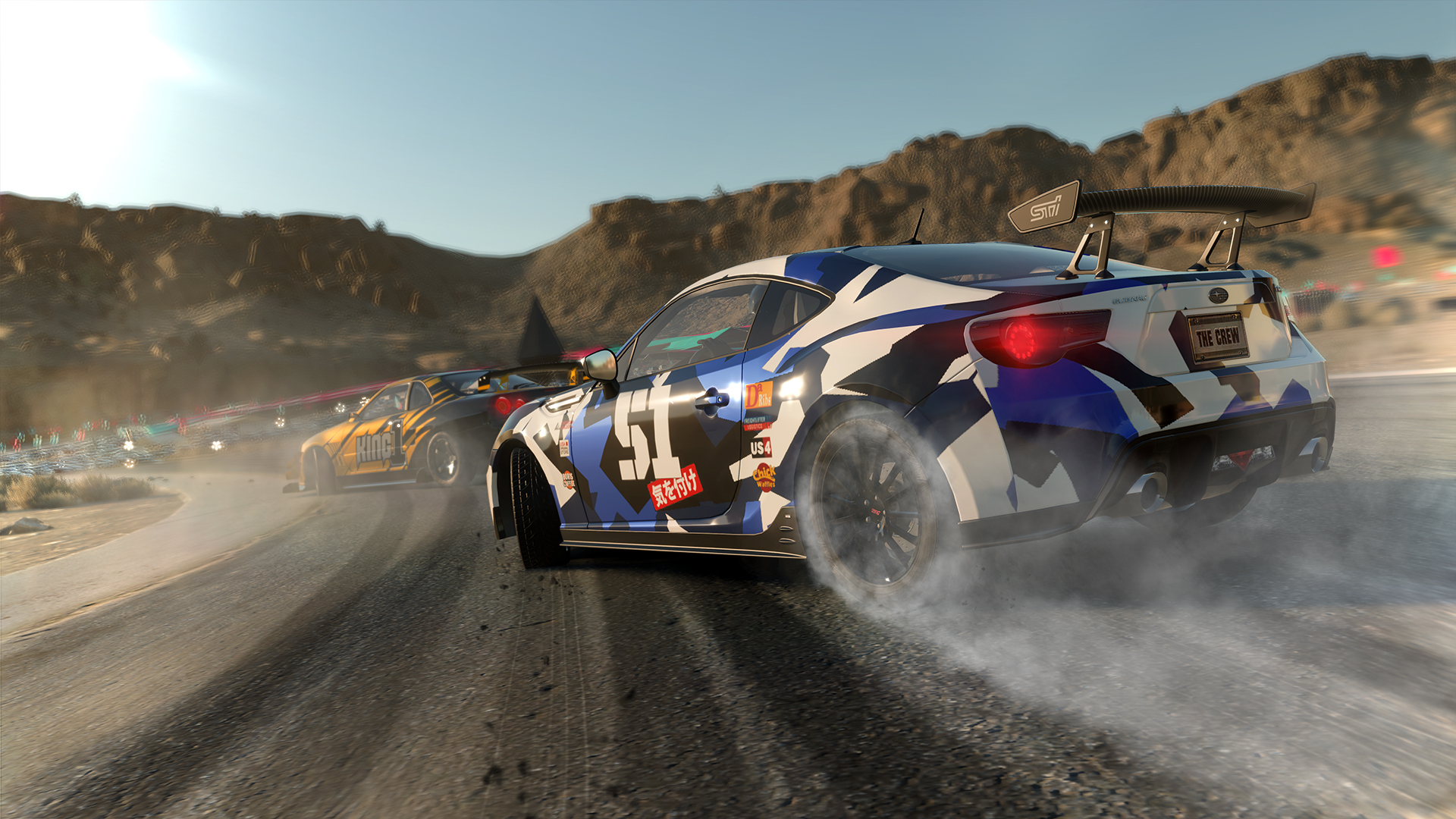 The Crew Wild Run Subaru BRZ drifting screenshot