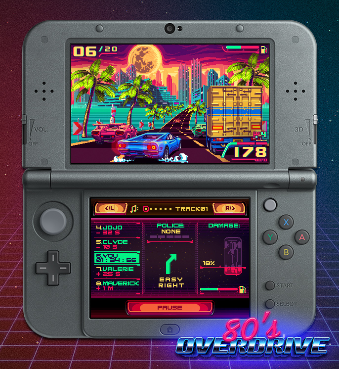 Análise: 80'S OVERDRIVE (3DS) traz corridas com ares retrô - Nintendo Blast