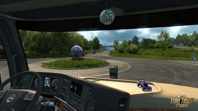 Euro Truck Simulator 2 will soon get Rocket League themed cabin accessories  - Team VVV