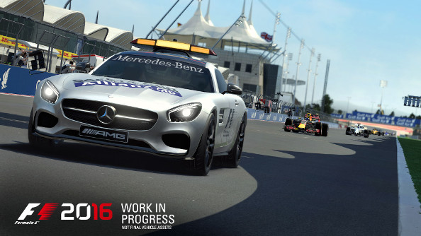 F1 2016 safety car screenshot