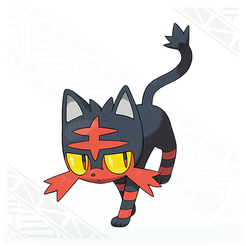 Litten is a the name suggest a fire cat type Pokemon