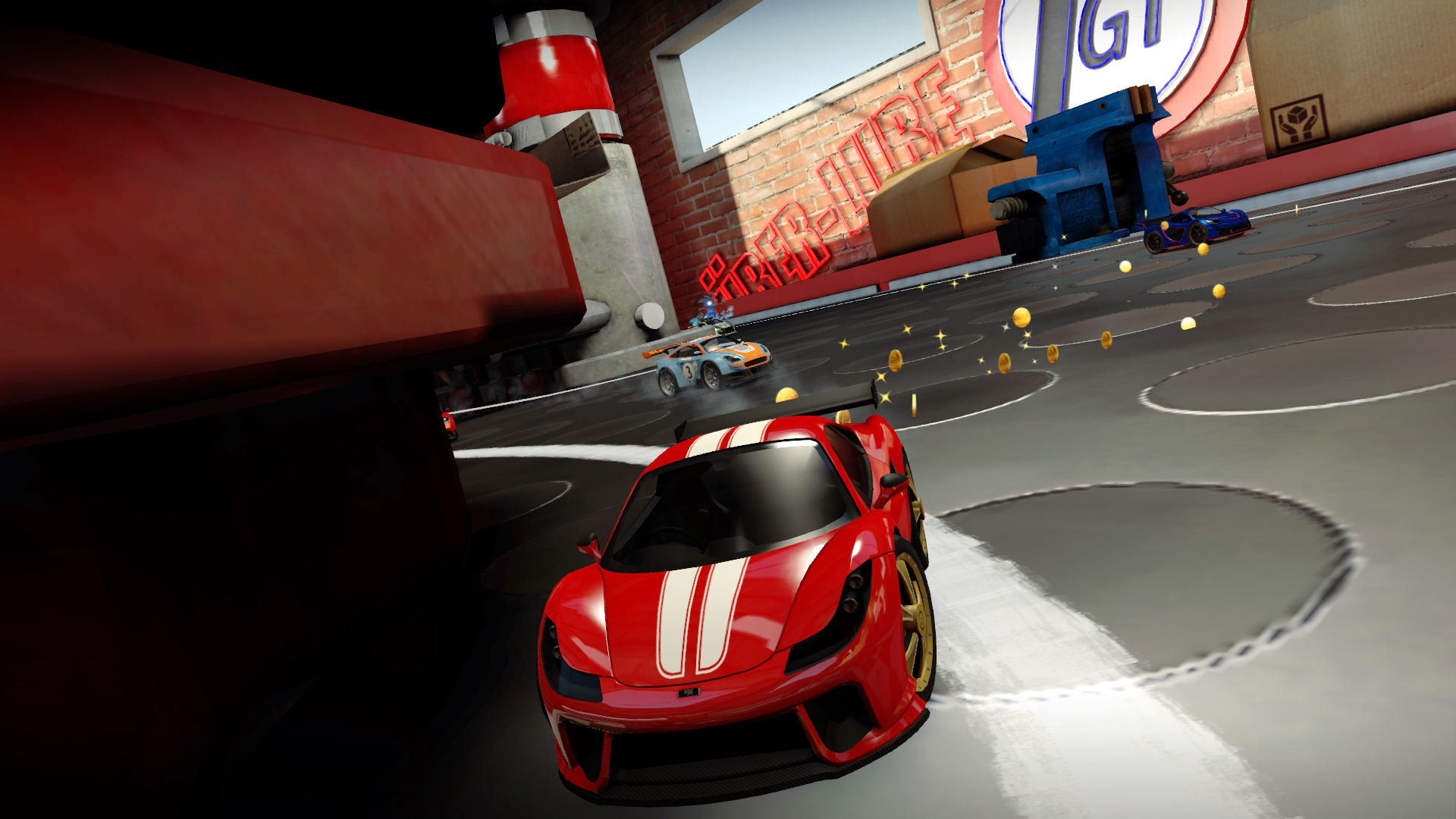 Table Top Racing World Tour Ferrari lookalike racing