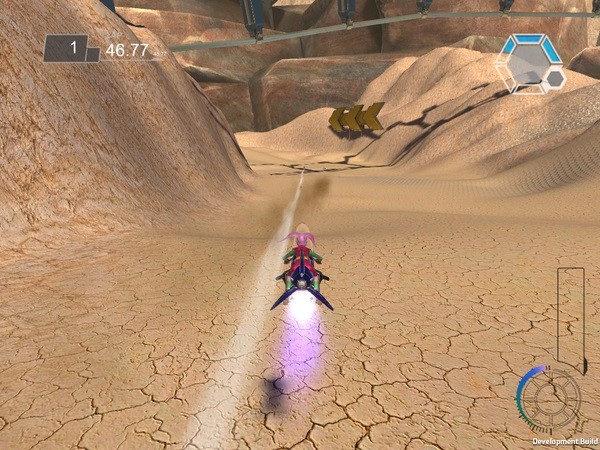 Acro Storm PC Wii U futuristic racer desert environment