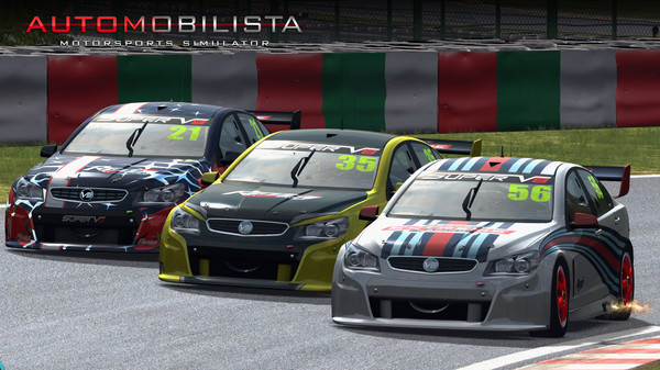 Automobilista Motorsport Simulator PC racing sim Australian V8 race