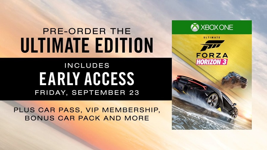 Forza Horizon 3 Ultimate Edition content