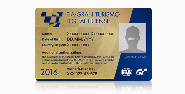 GT Sport FIA Digital License Gran Turismo
