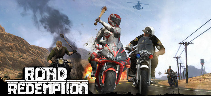 Road Redemption artwork Road Rash spiritual successor