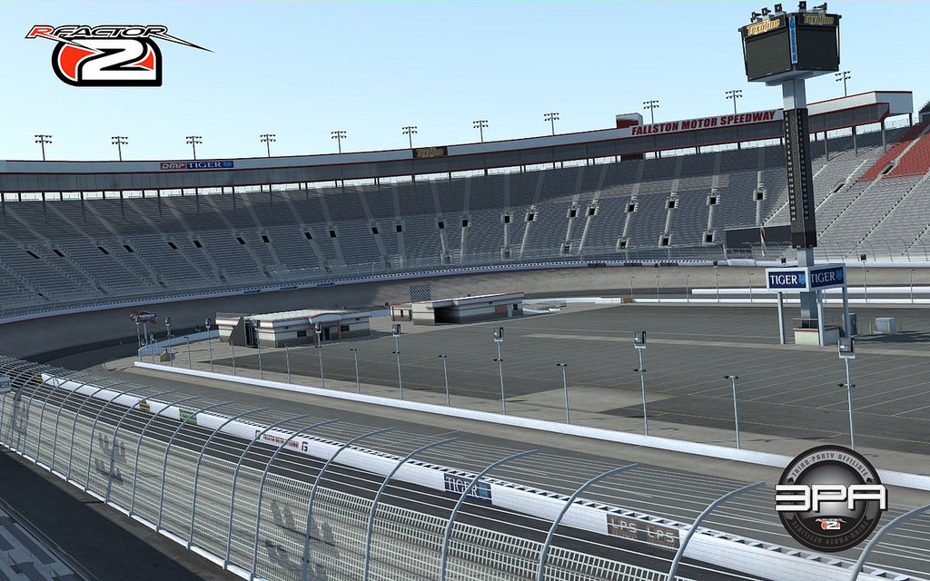 rFactor 2 Fallston Bristol Motor Speedway screenshots work in progress preview oval short track NASCAR