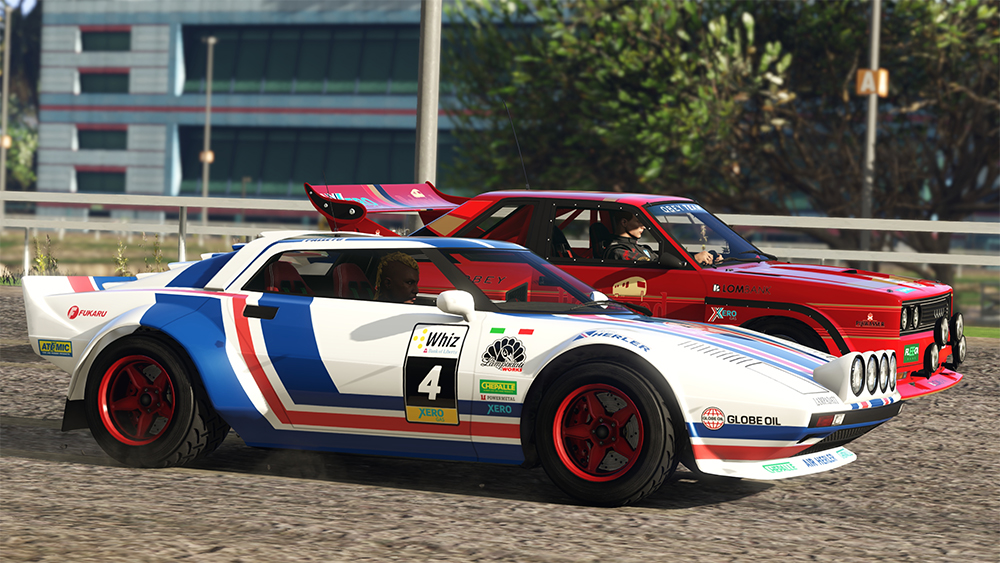 GTA V Cunning Stunts Audi Quattro Lancia Stratos