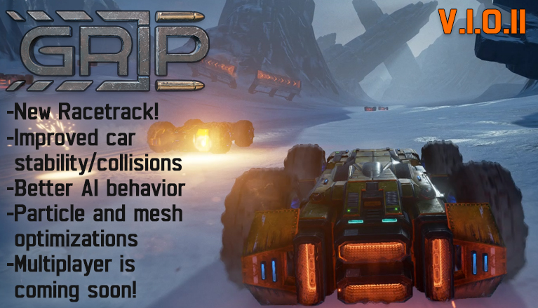 GRIP Steam Early Access update patch 1011