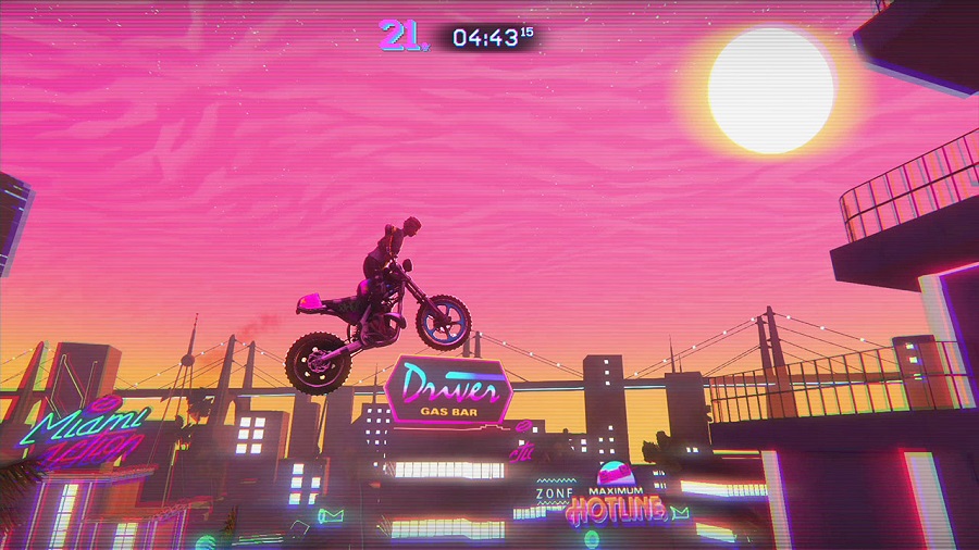 Trials of the blood dragon miami jump