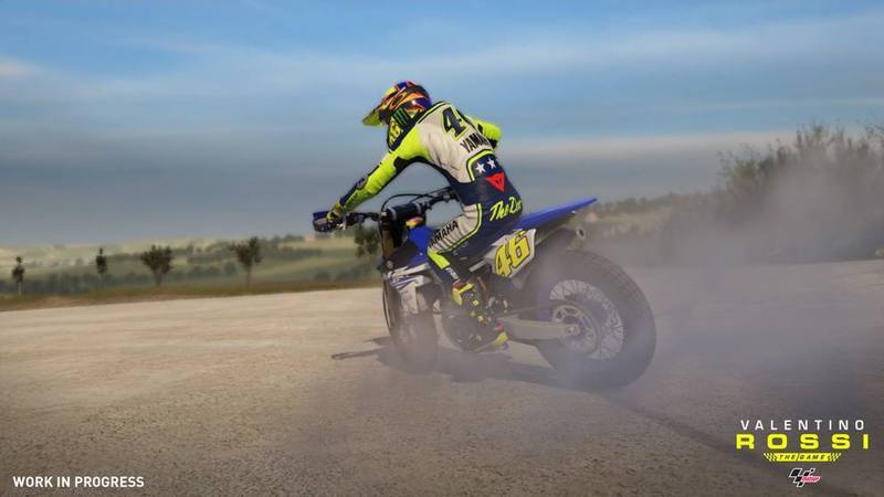 Valentino Rossi The Game dirt bike racing