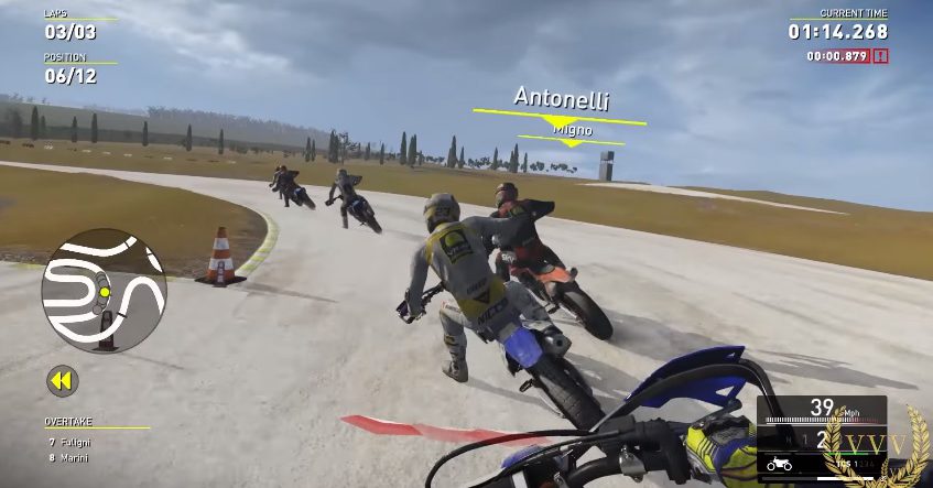 Valentino Rossi The Game: Flat track gameplay Team VVV