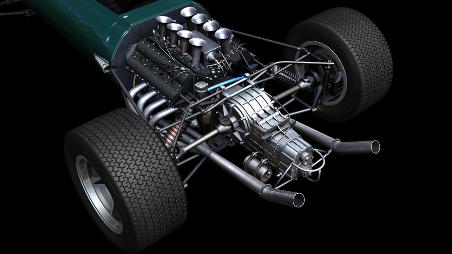 Automobilista Motorsports Simulator 1967 V8 Grand Prix race car render