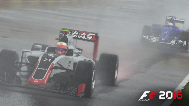 F1 2016 Hungary Grand Prix Hungaroring Wet Weather Haas