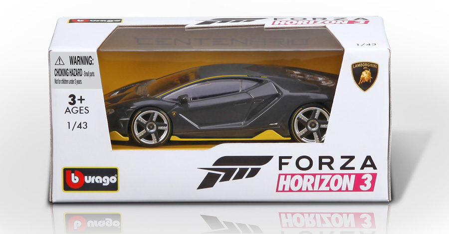 Forza Horizon 3 Lamborghini Centenario 1:43 scale model