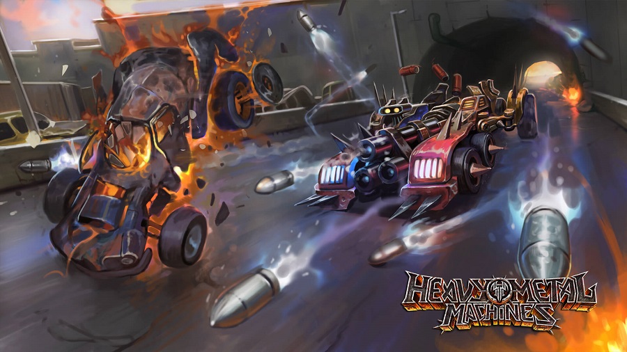 Heavy Metal Machines online multiplayer free to play main art