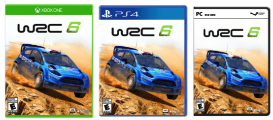 WRC 6 cover art ford fiesta xbox one pc ps4