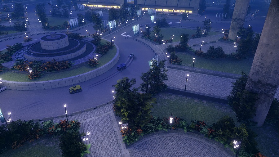 mantis burn racing city environment night racing