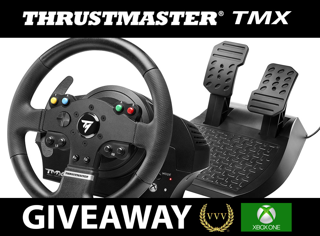 Win a Thrustmaster TMX Force Feedback Wheel - Team VVV