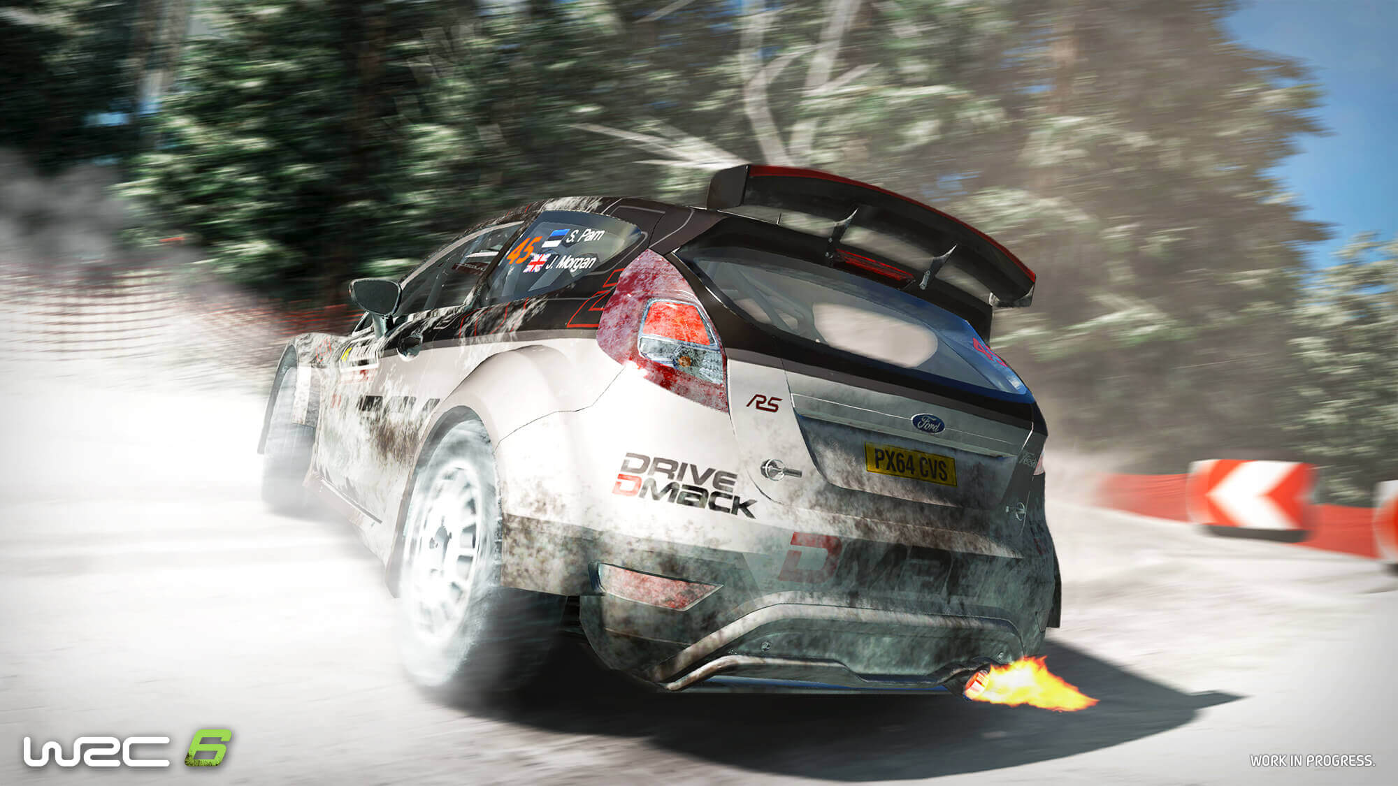 WRC 6 Ford Fiesta snow screenshot