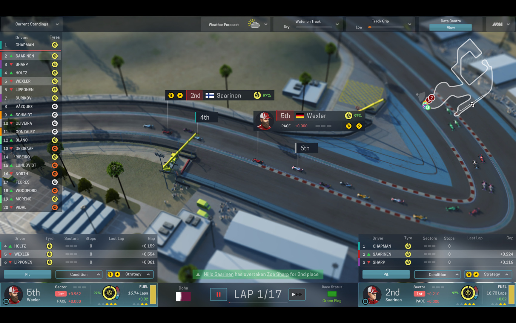 Motorsport Manager race screenshot