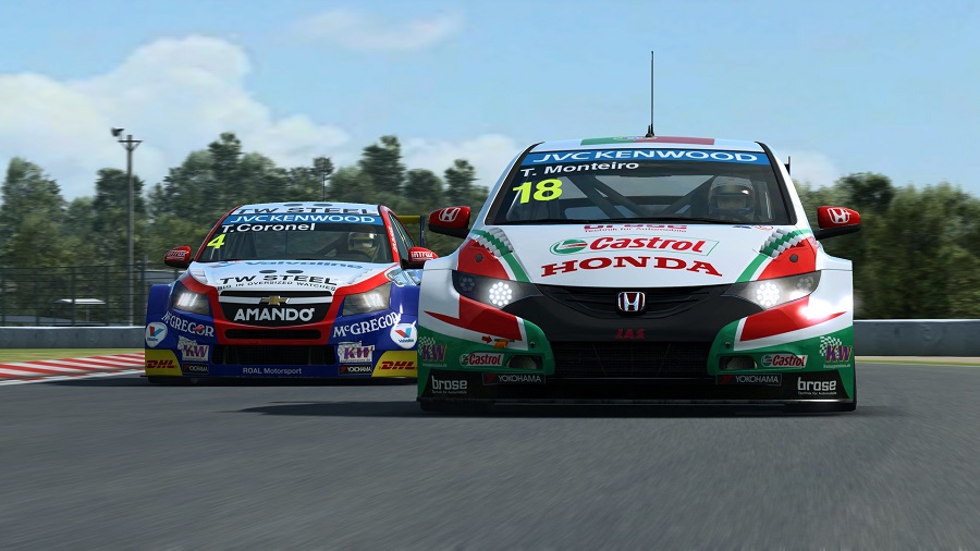 RaceRoom racing experience chevrolet honda btcc