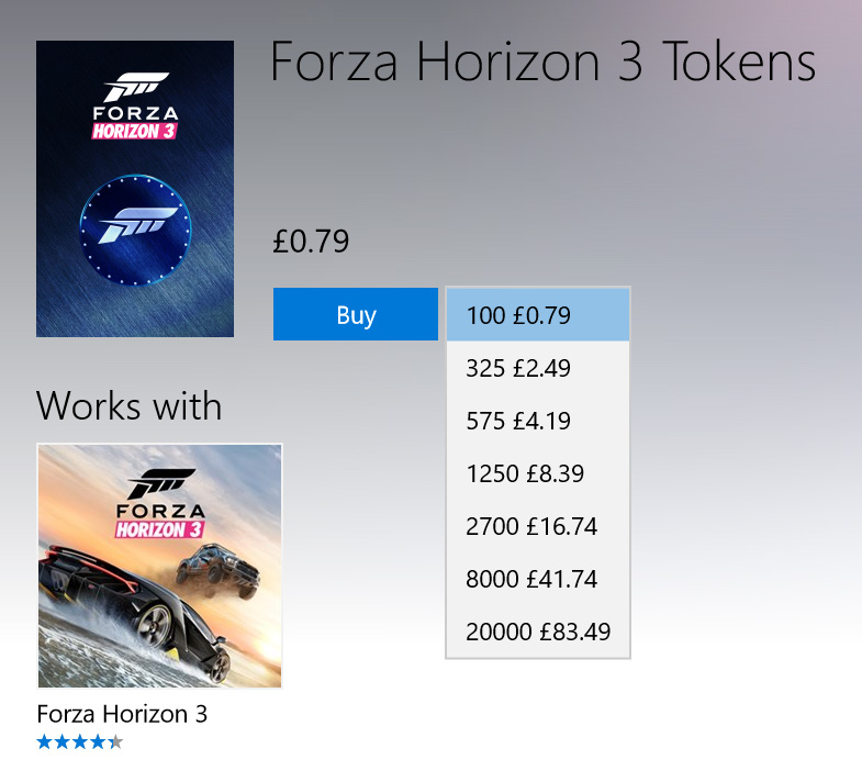 Forza Motorsport 6 update adds real-money microtransactions