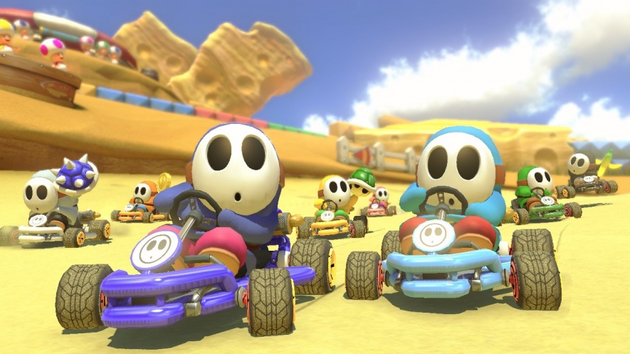 mario kart 8 deluxe screenshots images tracks characters