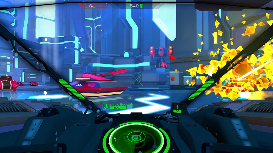 battlezone playstation vr psvr tank cockpit enemy exploding