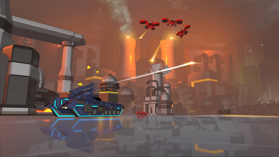 battlezone virtual reality playstation vr psvr flying enemies