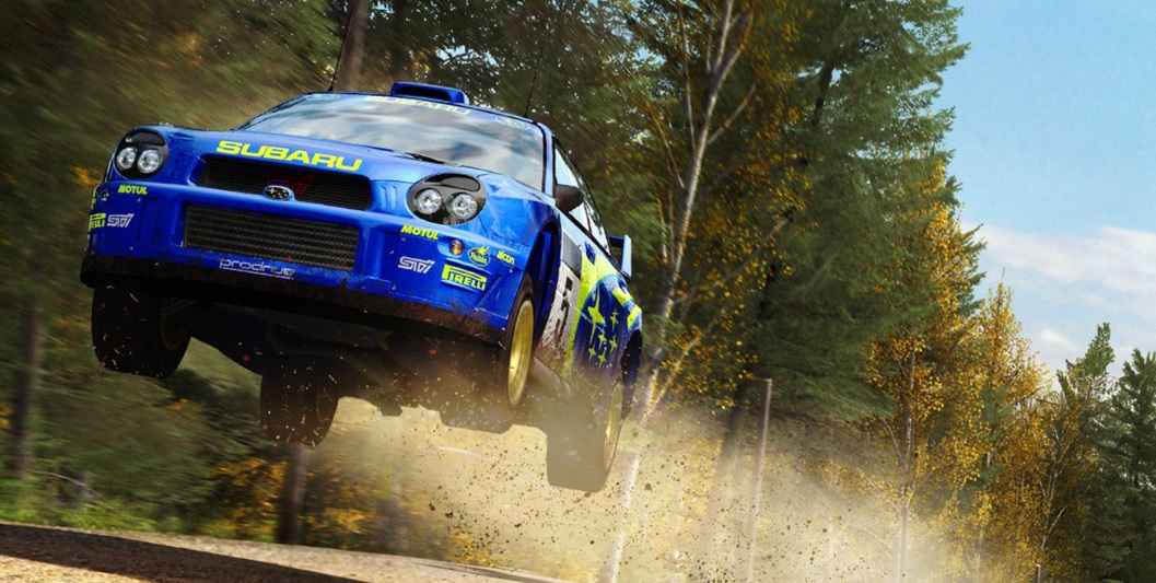 DiRT Rally Subaru Impreza jump