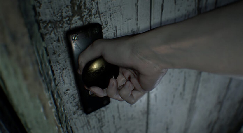 resident evil VII opening door