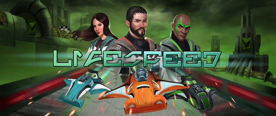 lifespeed art work main banner futuristic racer nintendo 3ds