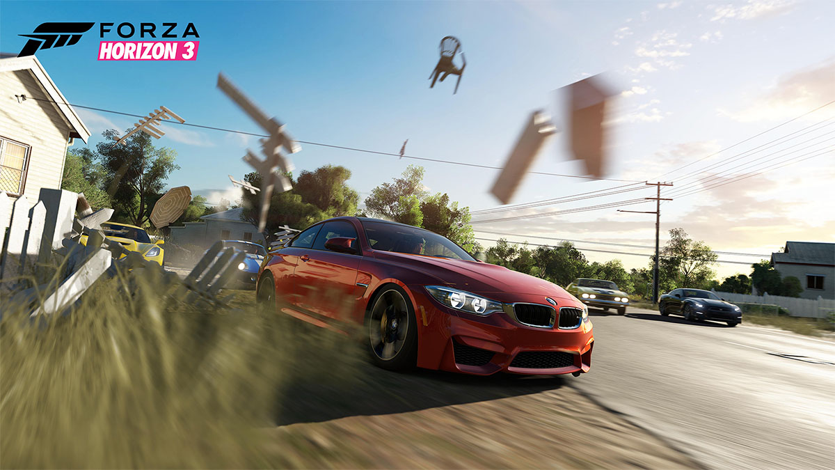 Forza Horizon 3 screenshot BMW scenery destruction