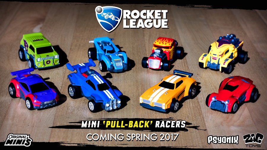 rocket league pull back toys