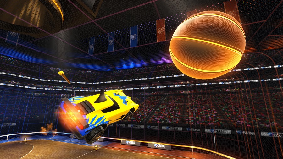 rocket league basketball mode