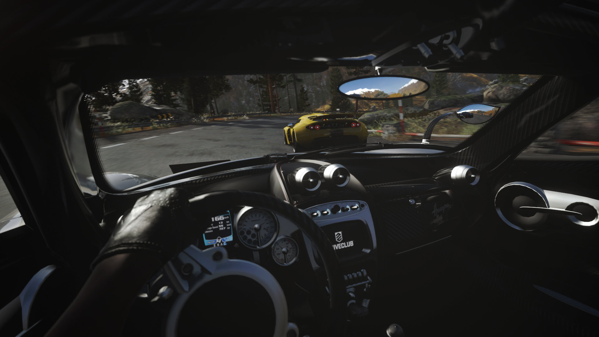 DriveClub VR cockpit screenshot PS4 PSVR PlayStation VR