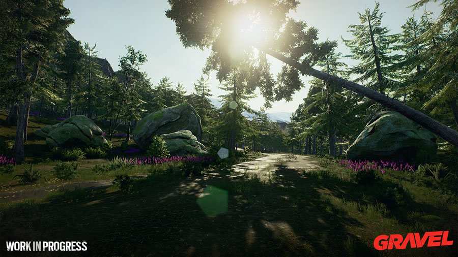 Gravel environment screenshot Unreal 4 Engine