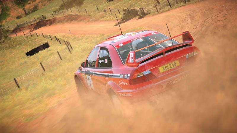 dirt 4 mitsubishi lancer evolution vi rally car