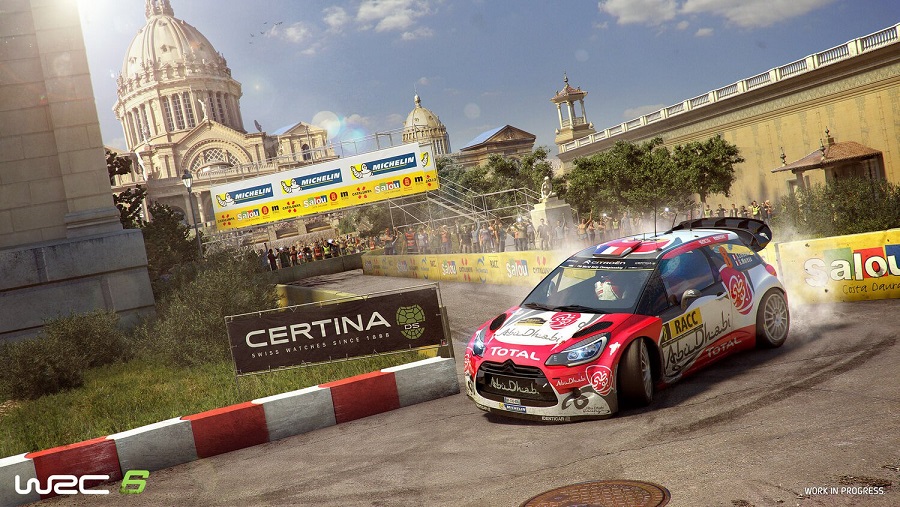 wrc 6 citroen ds3 rally car