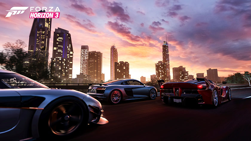 Forza Horizon 3 Australia city skyline