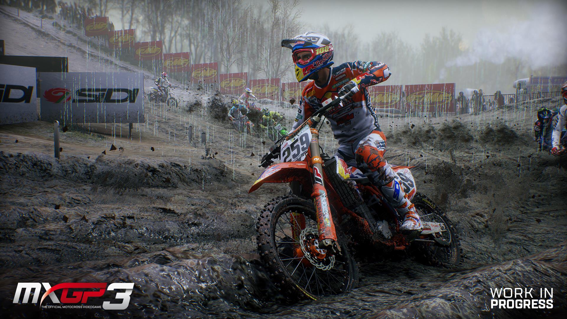 MXGP 3 screenshot dynamic rain