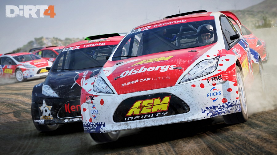 dirt 4 rx rallycross 1600 supercar lights