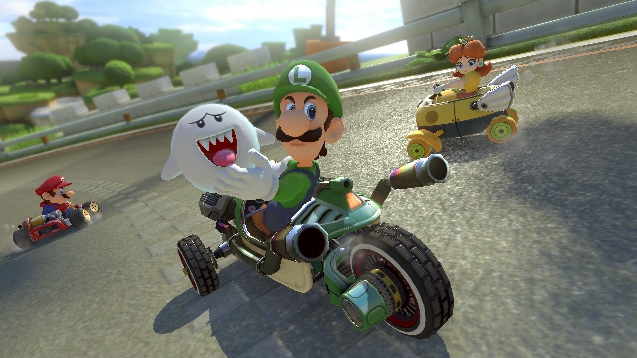 Mario Kart 8 Deluxe screenshot 5 Luigi death stare