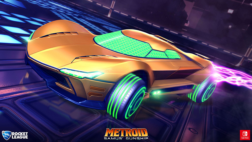 Rocket League Nintendo Switch screenshot Metroid Prime car