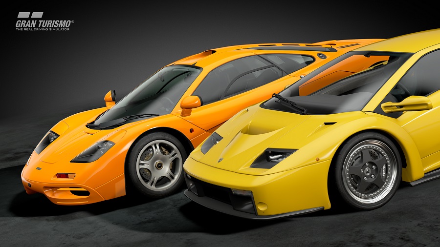 gran turismo sport mclaren f1 lamborghini diablo gt